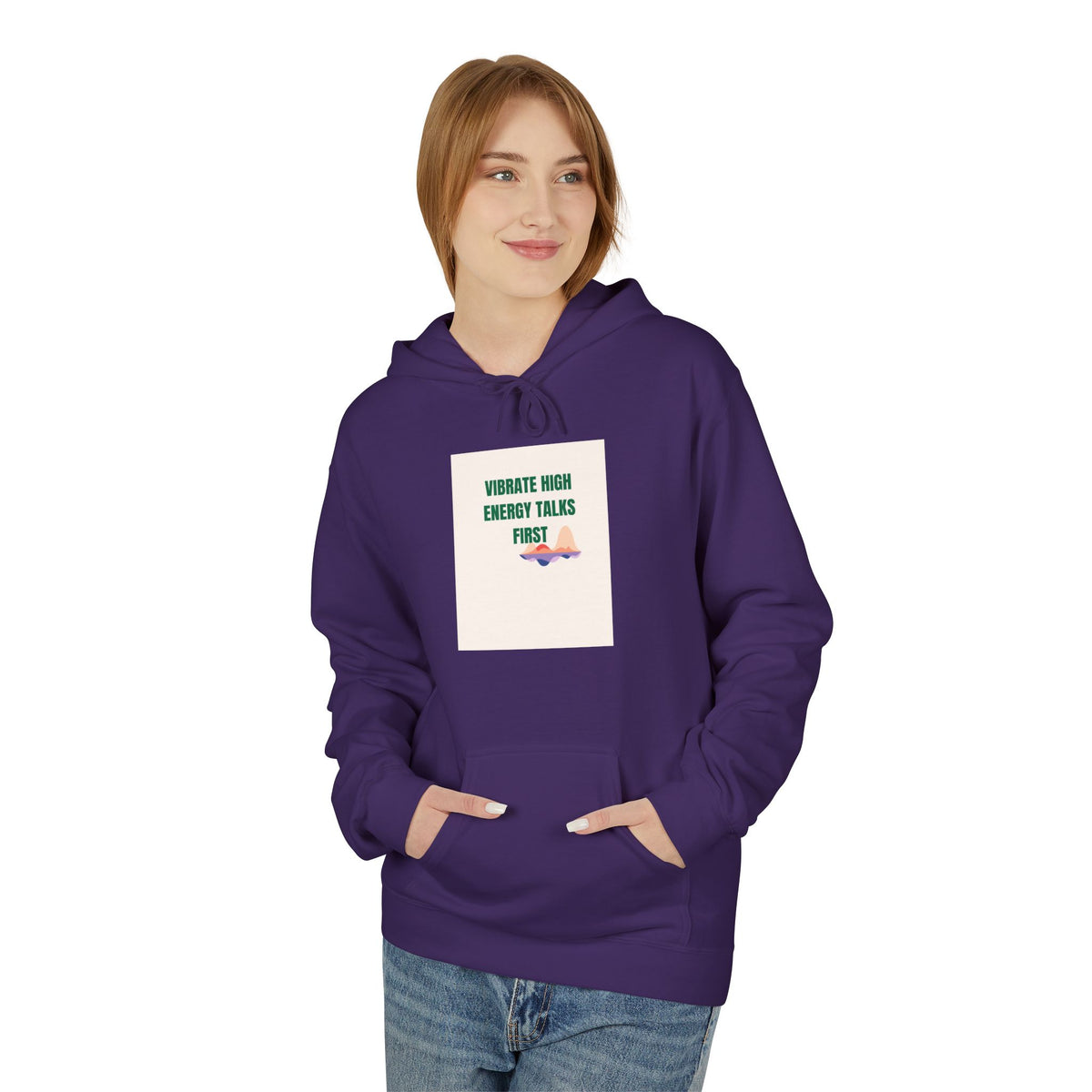 Inspirational Fleece Hoodie, Cozy Unisex Hoodie, Motivational Gift for Friends, Perfect for Everyday Wear, Warm and Comfy Sweatshirt