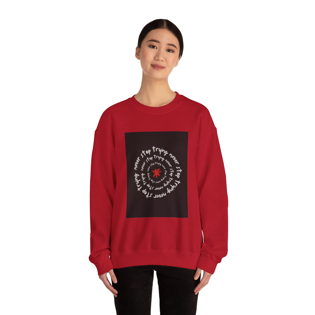 Inspirational Quote Crewneck Sweatshirt, Cozy Unisex Sweatshirt for Everyday, Motivational Gift, Perfect for Fall, Casual Wear