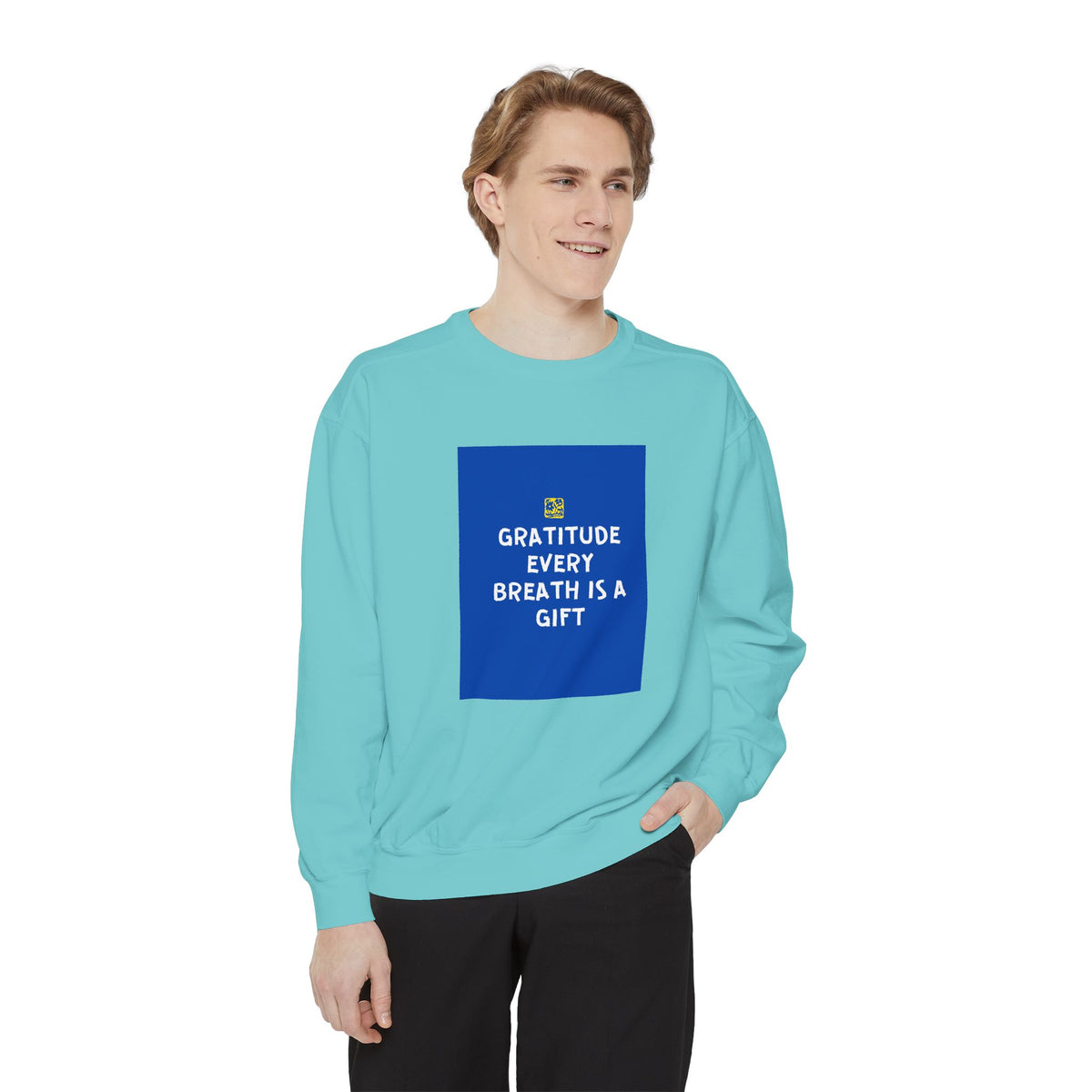Sweatshirt, Cozy Crewneck, Gift for Her, Mindfulness Apparel, Inspirational Sweatshirt, Everyday Reminder