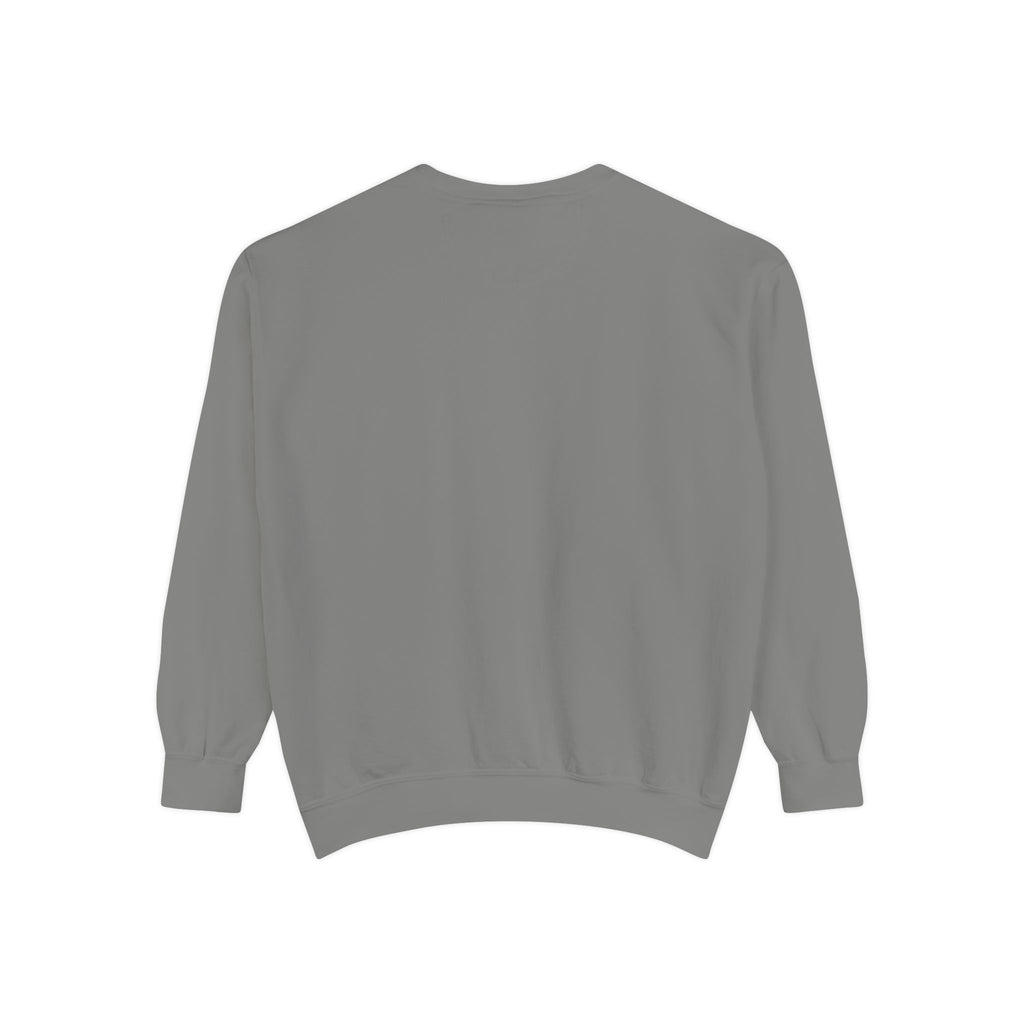 Cozy Unisex Garment-Dyed Sweatshirt with Unique Design, Casual Layering Piece, Perfect Gift for Holidays, Stylish and Comfortable
