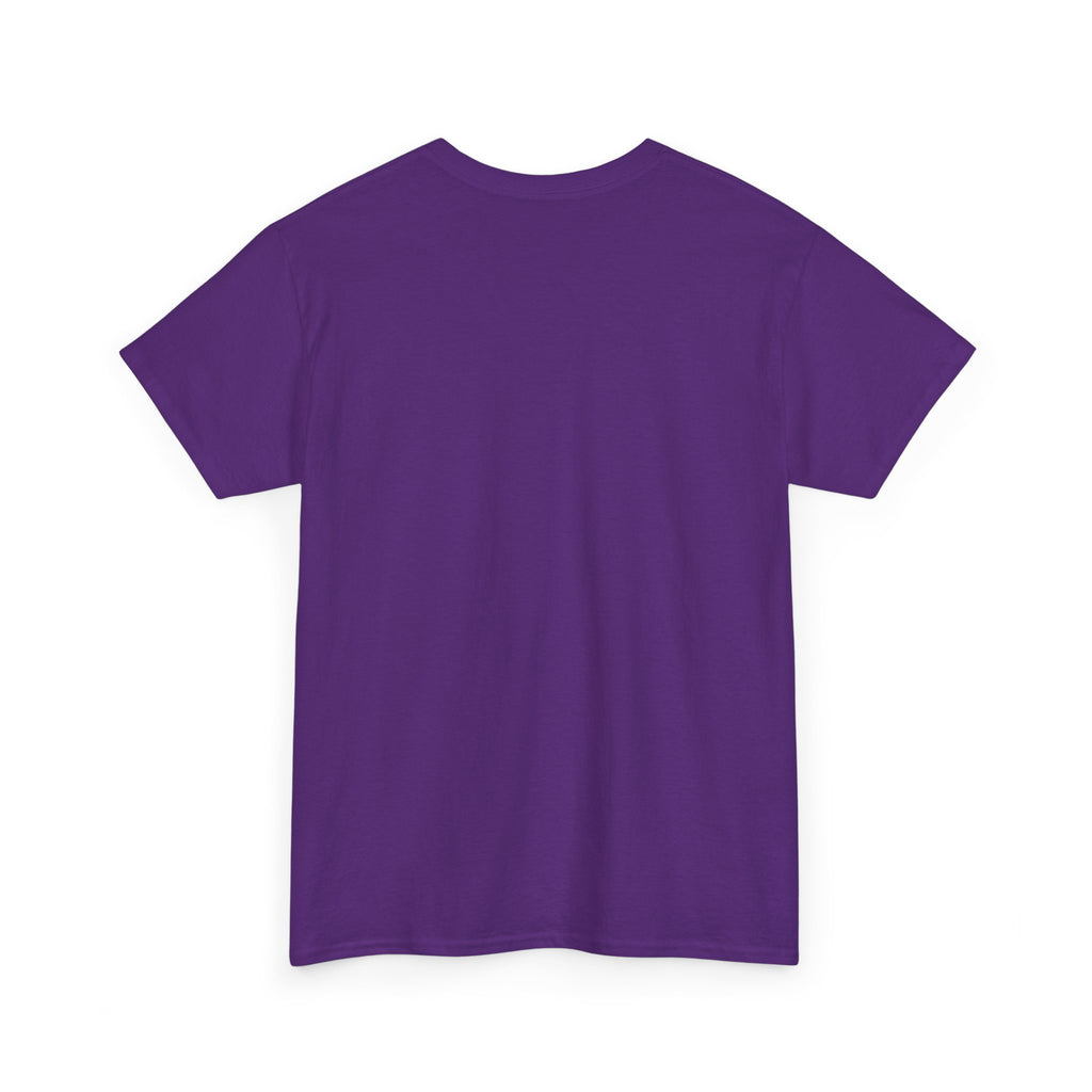 Whimsical Cat Floral Unisex Heavy Cotton Tee - Perfect for Cat Lovers and Nature Enthusiasts