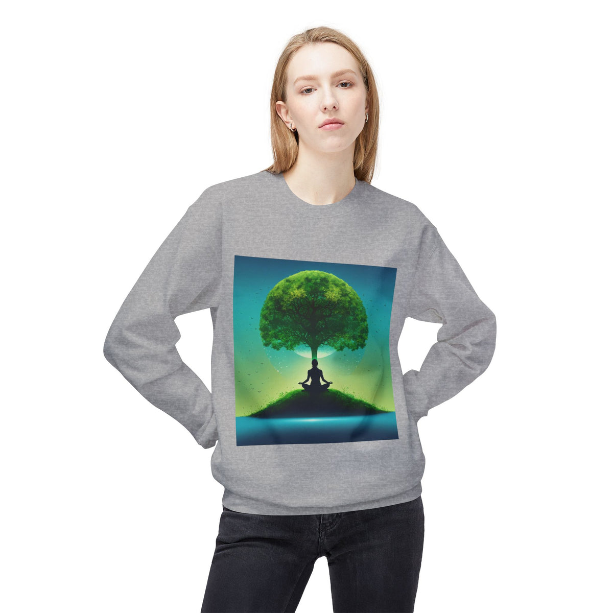 Unisex Midweight Softstyle Fleece Crewneck Sweatshirt