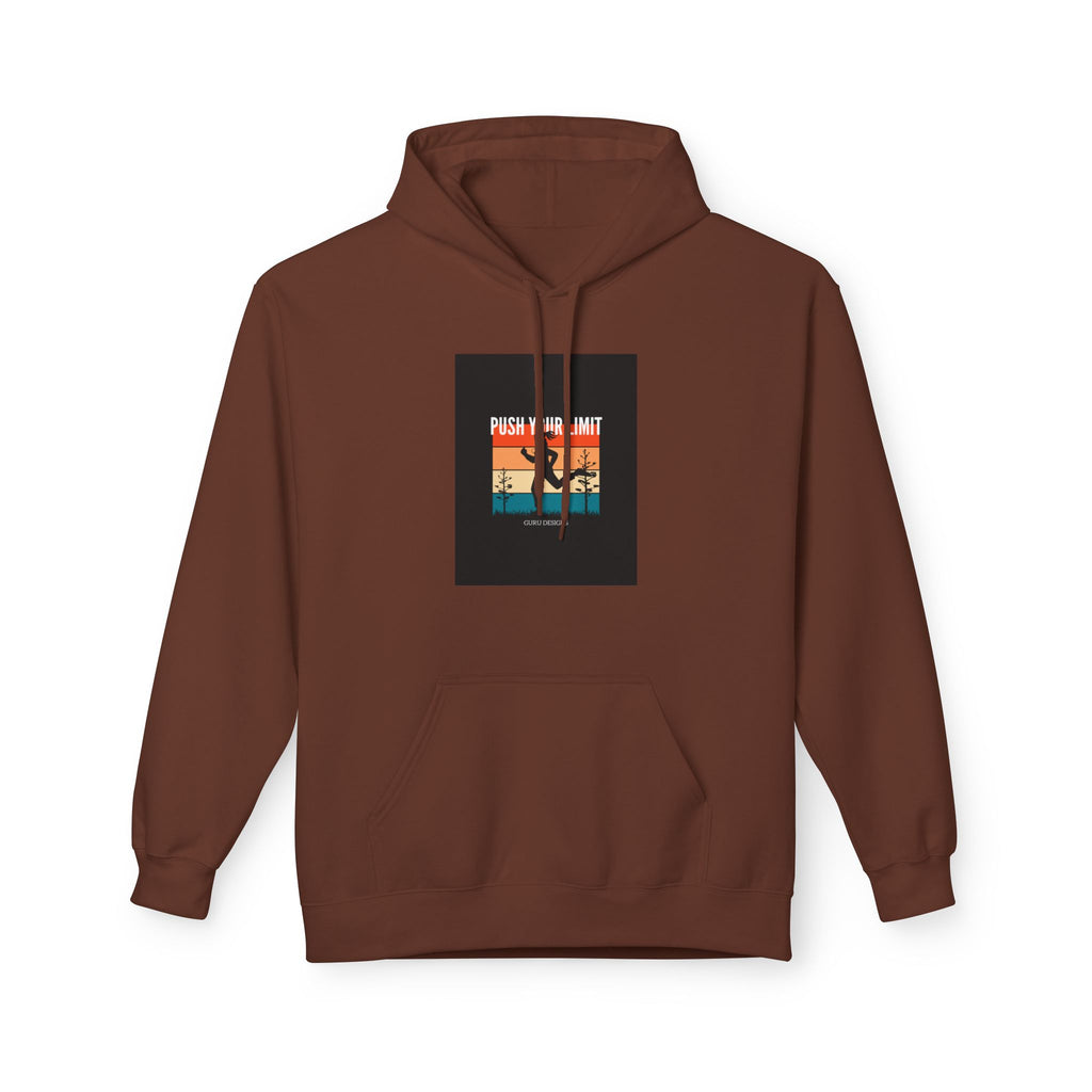 Retro Surfing Hoodie — Vintage Sunset 'High Tide' Graphic