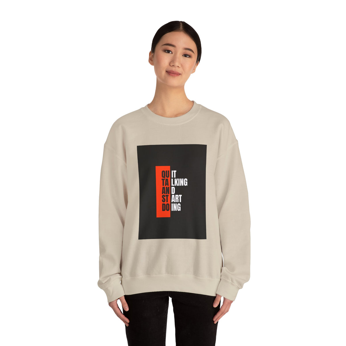Motivational  Sweatshirt, Unisex Crewneck, Casual Wear, Gift for Dreamers, Cozy Fashion, Goal Setting Apparel
