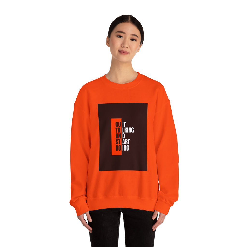 Motivational  Sweatshirt, Unisex Crewneck, Casual Wear, Gift for Dreamers, Cozy Fashion, Goal Setting Apparel