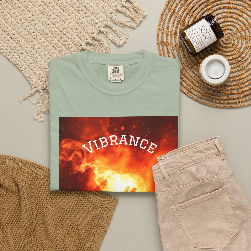 Vibrant Energy Unisex Garment-Dyed T-Shirt - Perfect for Daily Wear & Celebrations