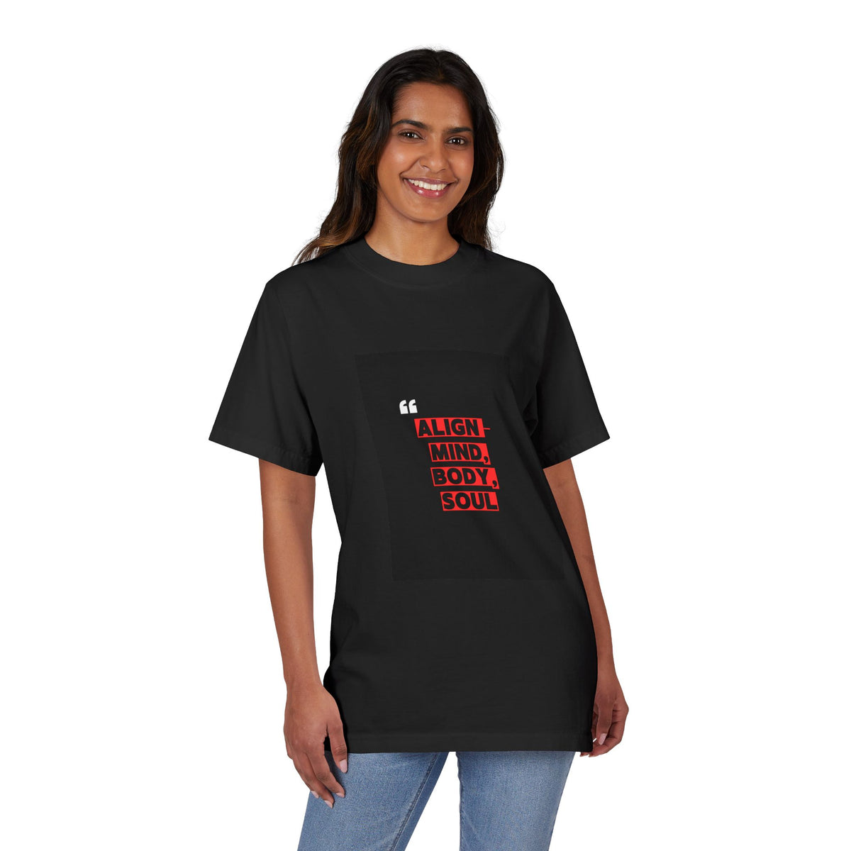 Mindfulness T-Shirt | Unisex Drop-Shoulder Tee for Spirituality, Wellness, Gift, Everyday Wear