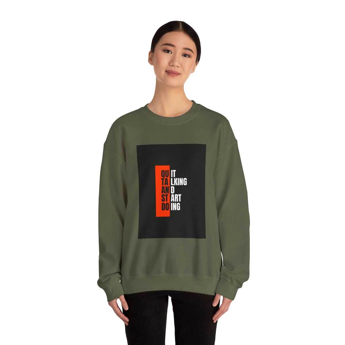 Motivational  Sweatshirt, Unisex Crewneck, Casual Wear, Gift for Dreamers, Cozy Fashion, Goal Setting Apparel