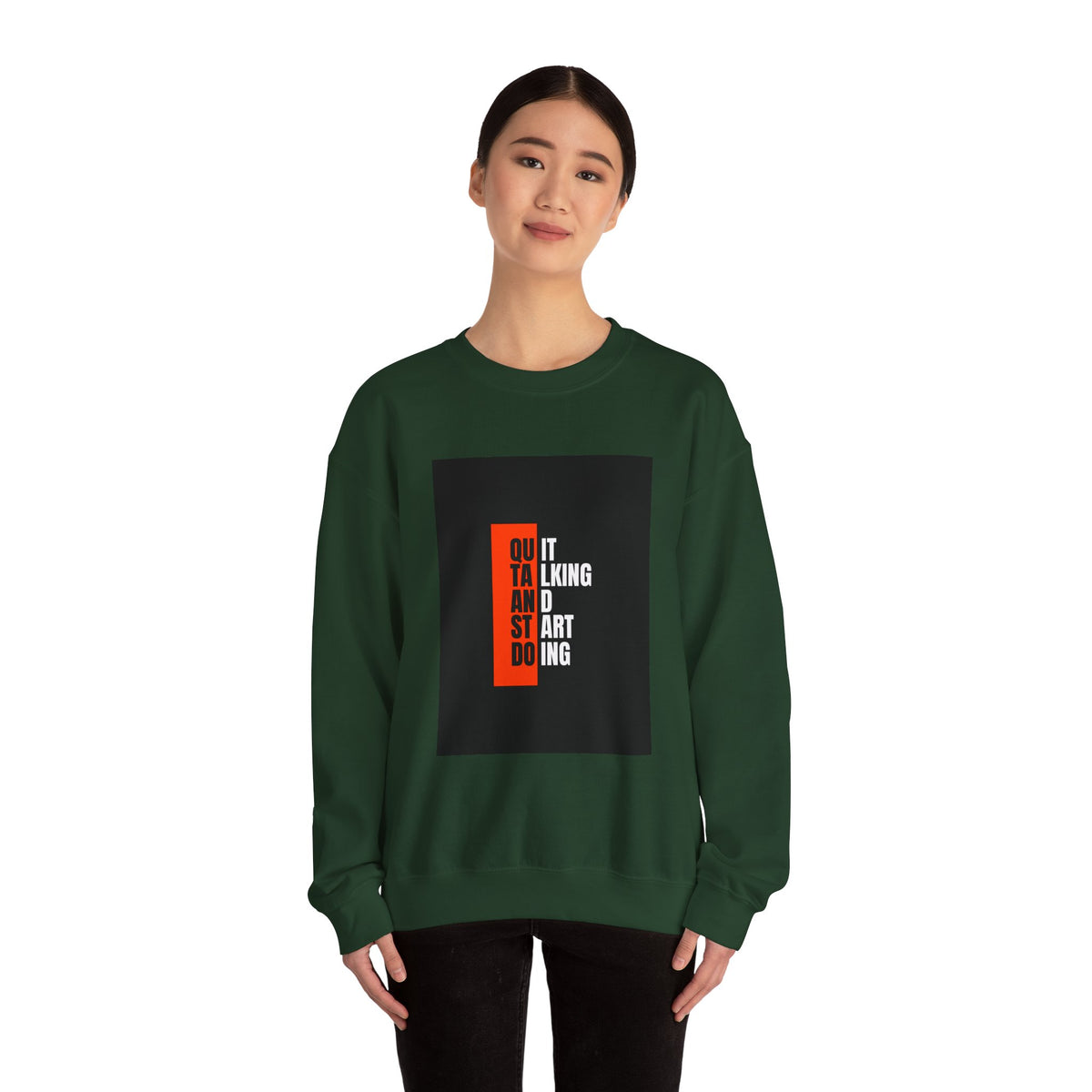 Motivational  Sweatshirt, Unisex Crewneck, Casual Wear, Gift for Dreamers, Cozy Fashion, Goal Setting Apparel