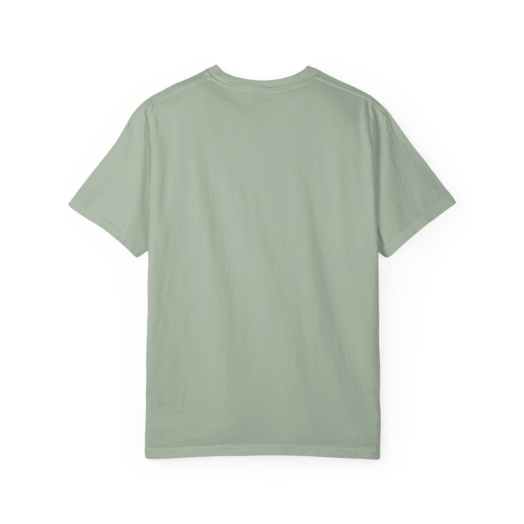 Good Vibes Unisex Garment-Dyed T-Shirt - Retro Cherry Design