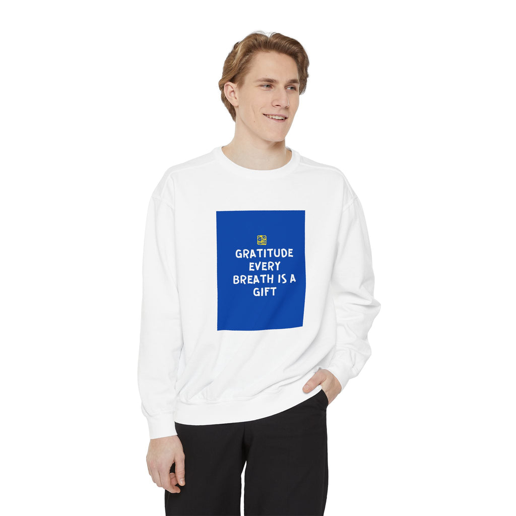 Sweatshirt, Cozy Crewneck, Gift for Her, Mindfulness Apparel, Inspirational Sweatshirt, Everyday Reminder