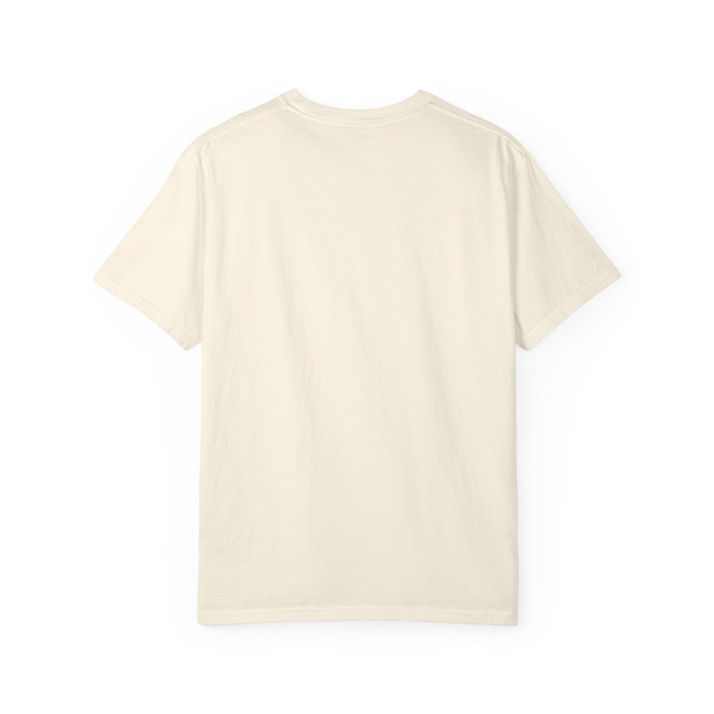 Good Vibes Unisex Garment-Dyed T-Shirt - Retro Cherry Design