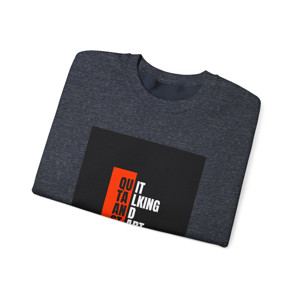 Motivational  Sweatshirt, Unisex Crewneck, Casual Wear, Gift for Dreamers, Cozy Fashion, Goal Setting Apparel