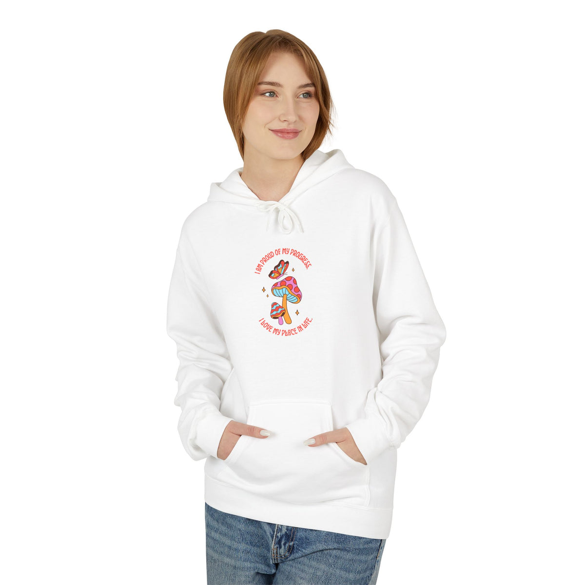 Cozy Fleece Hoodie for Every Occasion | Unisex Midweight Sweatshirt | Perfect Gift for Friends and Family, Relaxed Vibe, Casual Wear