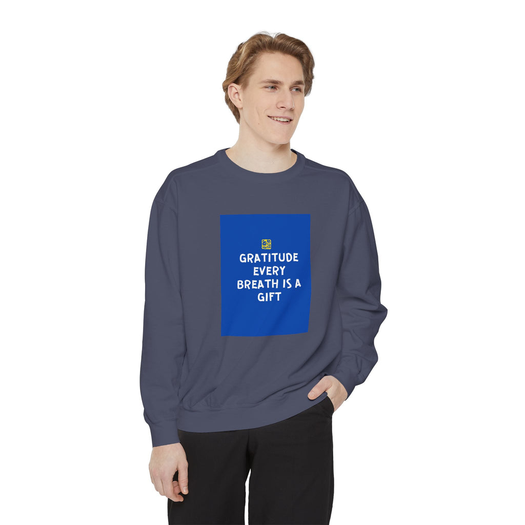 Sweatshirt, Cozy Crewneck, Gift for Her, Mindfulness Apparel, Inspirational Sweatshirt, Everyday Reminder
