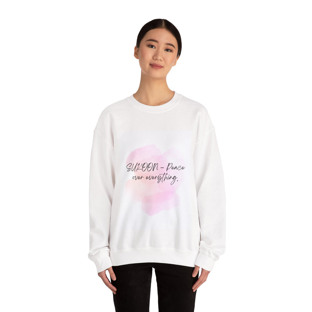Inspirational Sweatshirt, Cozy Crewneck Sweatshirt for Mindfulness, Motivational Gift for Her, Relaxed Fit, Perfect for All Seasons