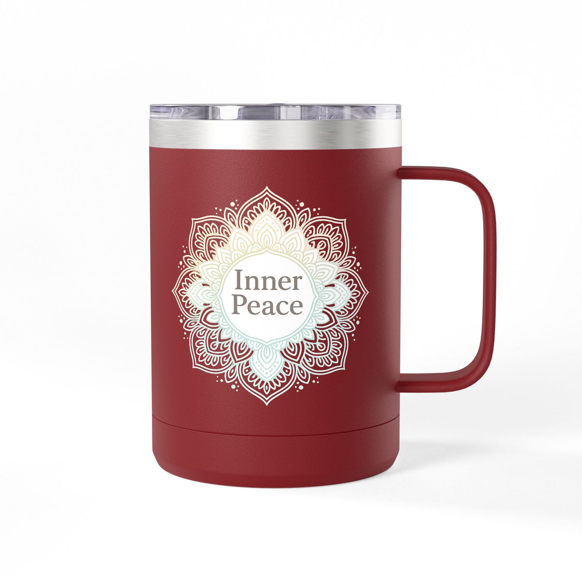 Inner Peace Coffee Mug Tumbler - 15oz | Relaxation & Mindfulness Gift