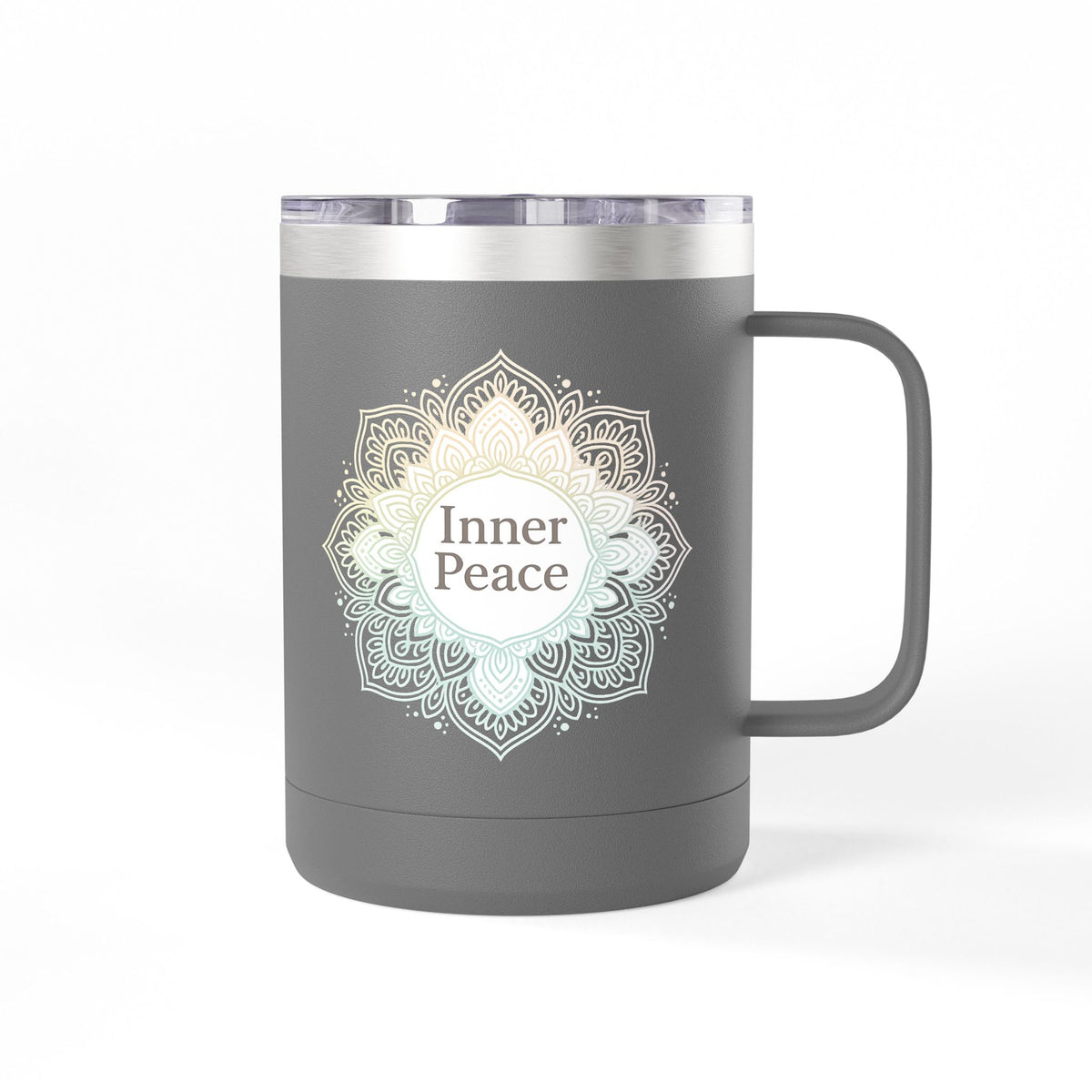 Inner Peace Coffee Mug Tumbler - 15oz | Relaxation & Mindfulness Gift