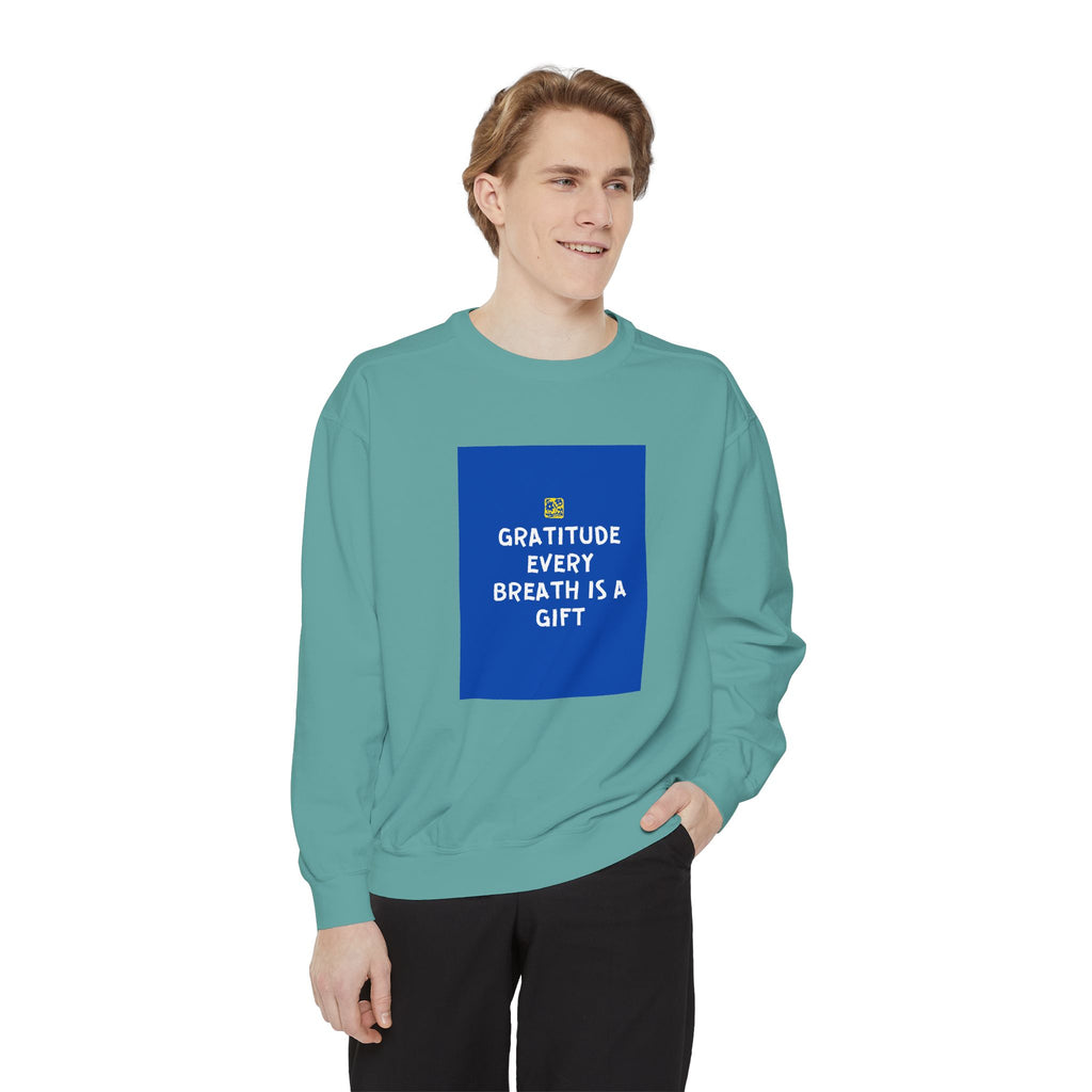 Sweatshirt, Cozy Crewneck, Gift for Her, Mindfulness Apparel, Inspirational Sweatshirt, Everyday Reminder
