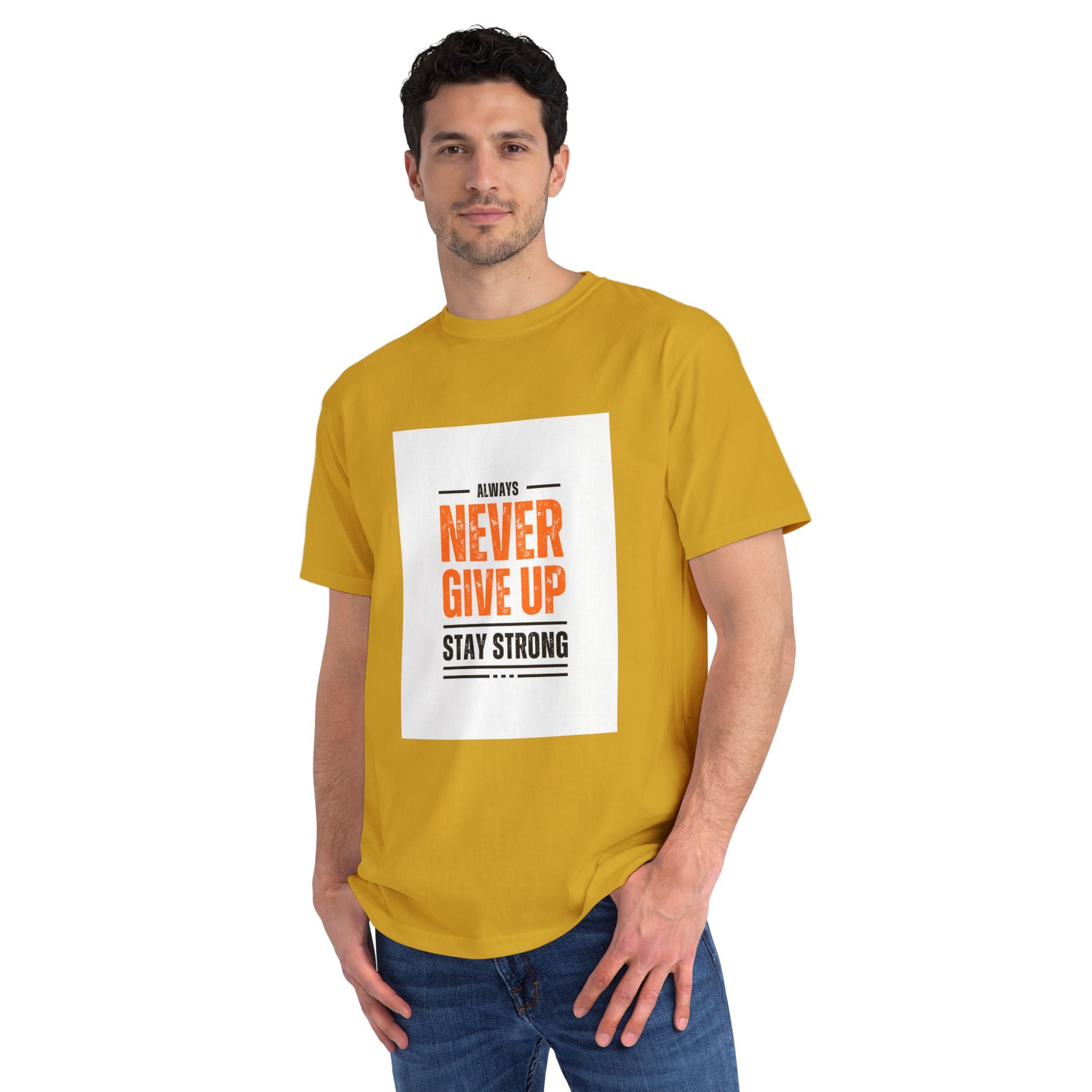 Inspirational Organic Unisex T-Shirt, Motivational Tee, Gift for Men and Women, Encouragement Apparel, Workout Shirt