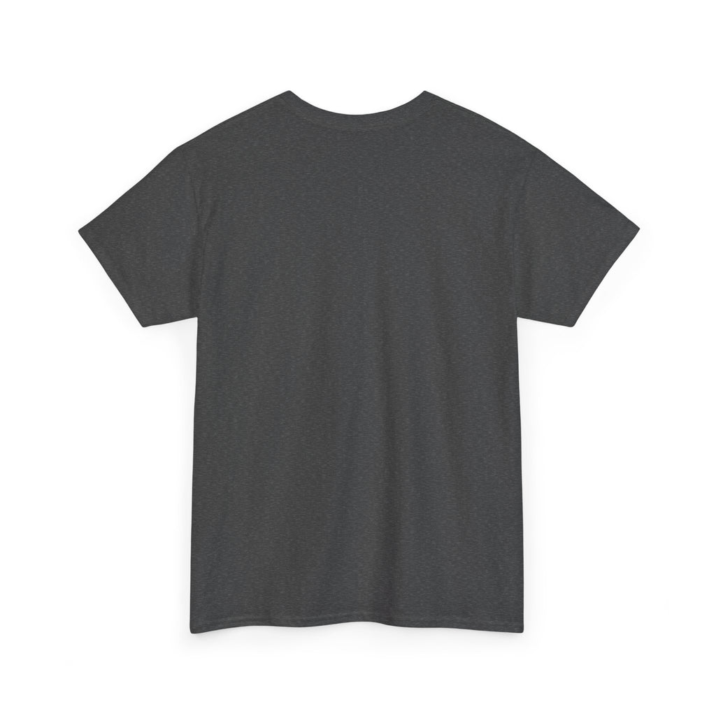 Whimsical Cat Floral Unisex Heavy Cotton Tee - Perfect for Cat Lovers and Nature Enthusiasts