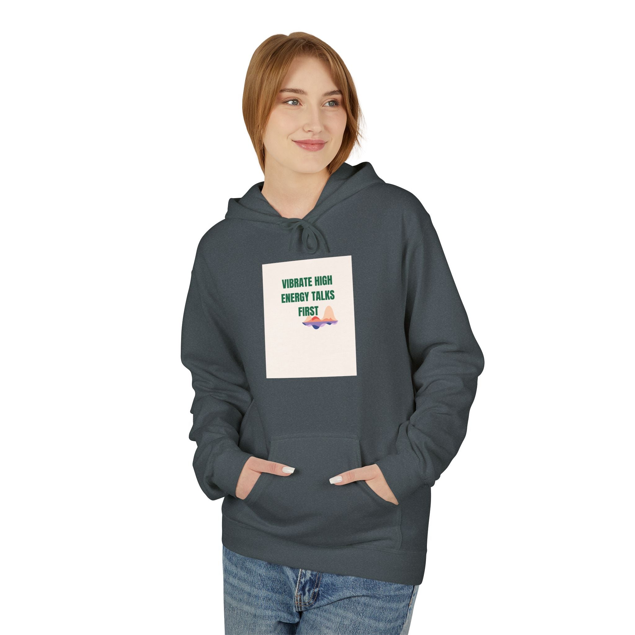 Inspirational Fleece Hoodie, Cozy Unisex Hoodie, Motivational Gift for Friends, Perfect for Everyday Wear, Warm and Comfy Sweatshirt