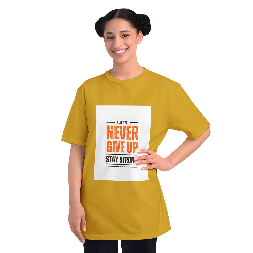 Inspirational Organic Unisex T-Shirt, Motivational Tee, Gift for Men and Women, Encouragement Apparel, Workout Shirt