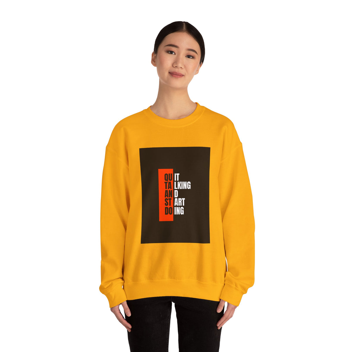 Motivational  Sweatshirt, Unisex Crewneck, Casual Wear, Gift for Dreamers, Cozy Fashion, Goal Setting Apparel