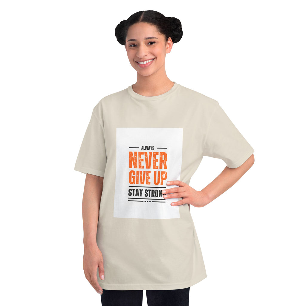 Inspirational Organic Unisex T-Shirt, Motivational Tee, Gift for Men and Women, Encouragement Apparel, Workout Shirt