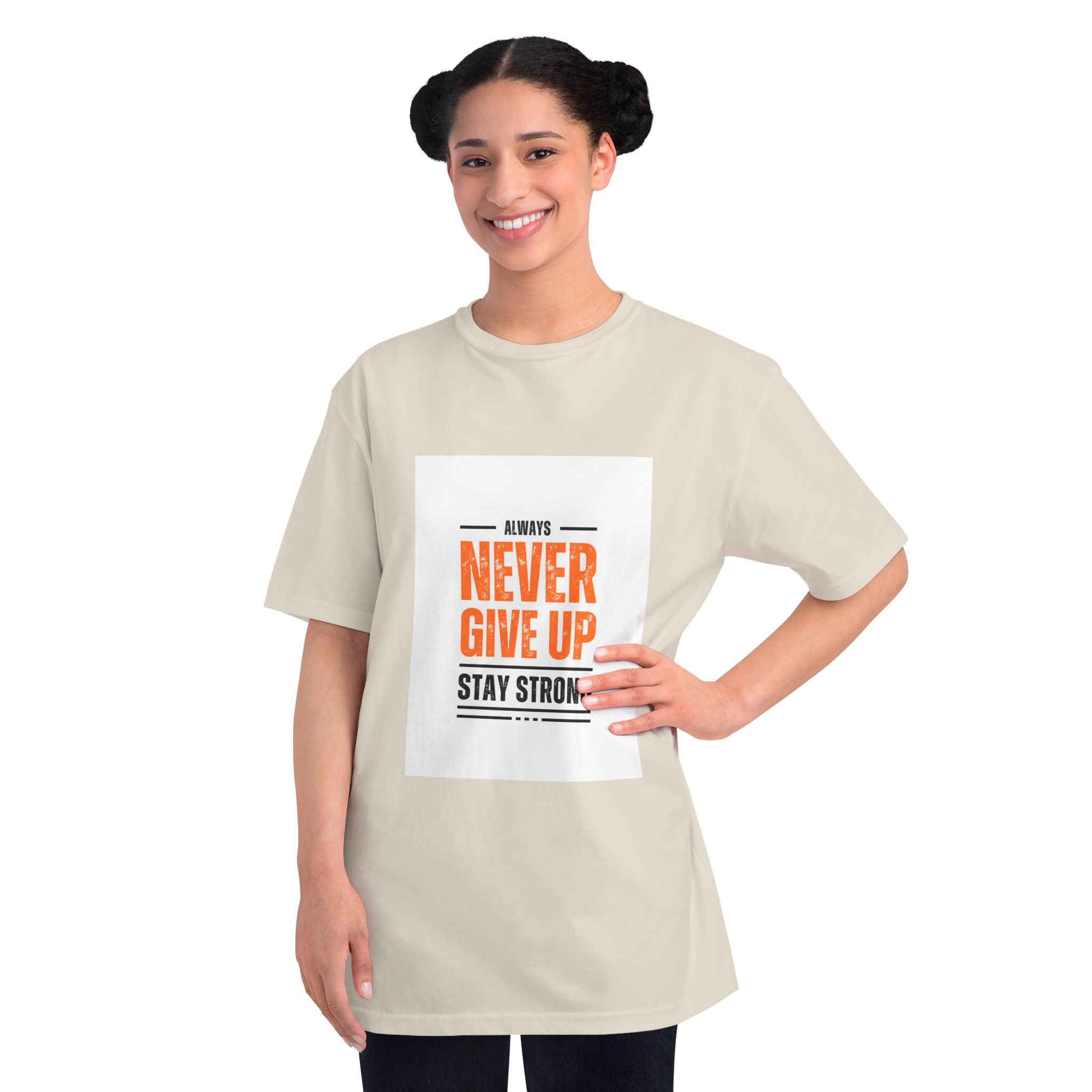 Inspirational Organic Unisex T-Shirt, Motivational Tee, Gift for Men and Women, Encouragement Apparel, Workout Shirt