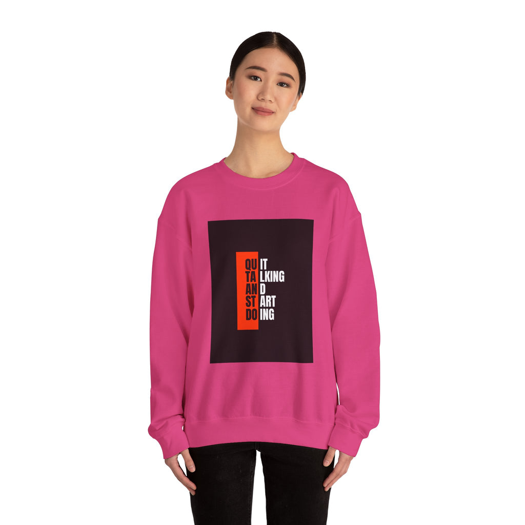 Motivational  Sweatshirt, Unisex Crewneck, Casual Wear, Gift for Dreamers, Cozy Fashion, Goal Setting Apparel