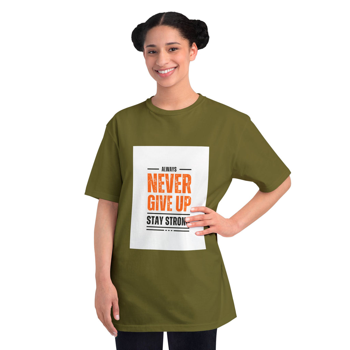 Inspirational Organic Unisex T-Shirt, Motivational Tee, Gift for Men and Women, Encouragement Apparel, Workout Shirt