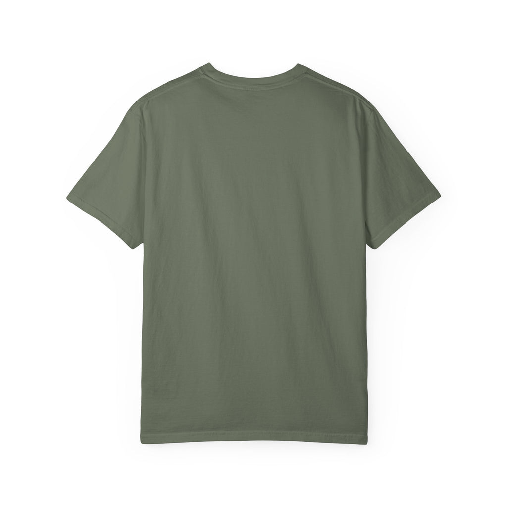 Good Vibes Unisex Garment-Dyed T-Shirt - Retro Cherry Design