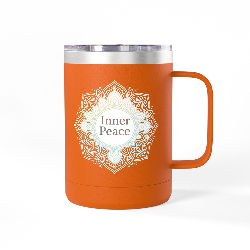 Inner Peace Coffee Mug Tumbler - 15oz | Relaxation & Mindfulness Gift