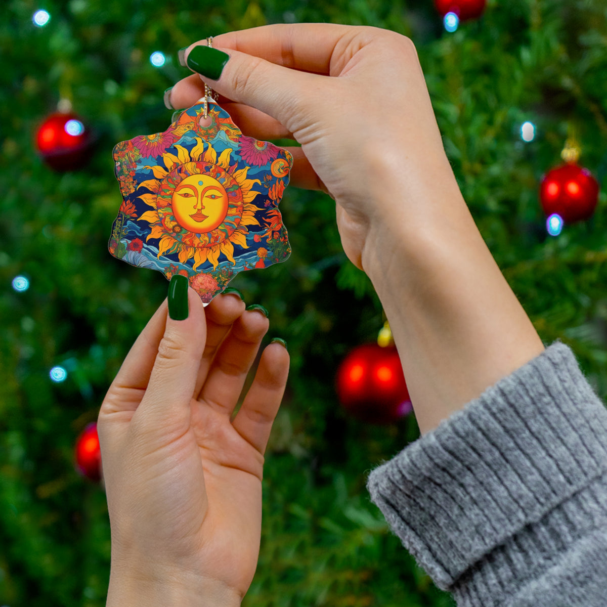 Ceramic Ornament, 4 Shapes