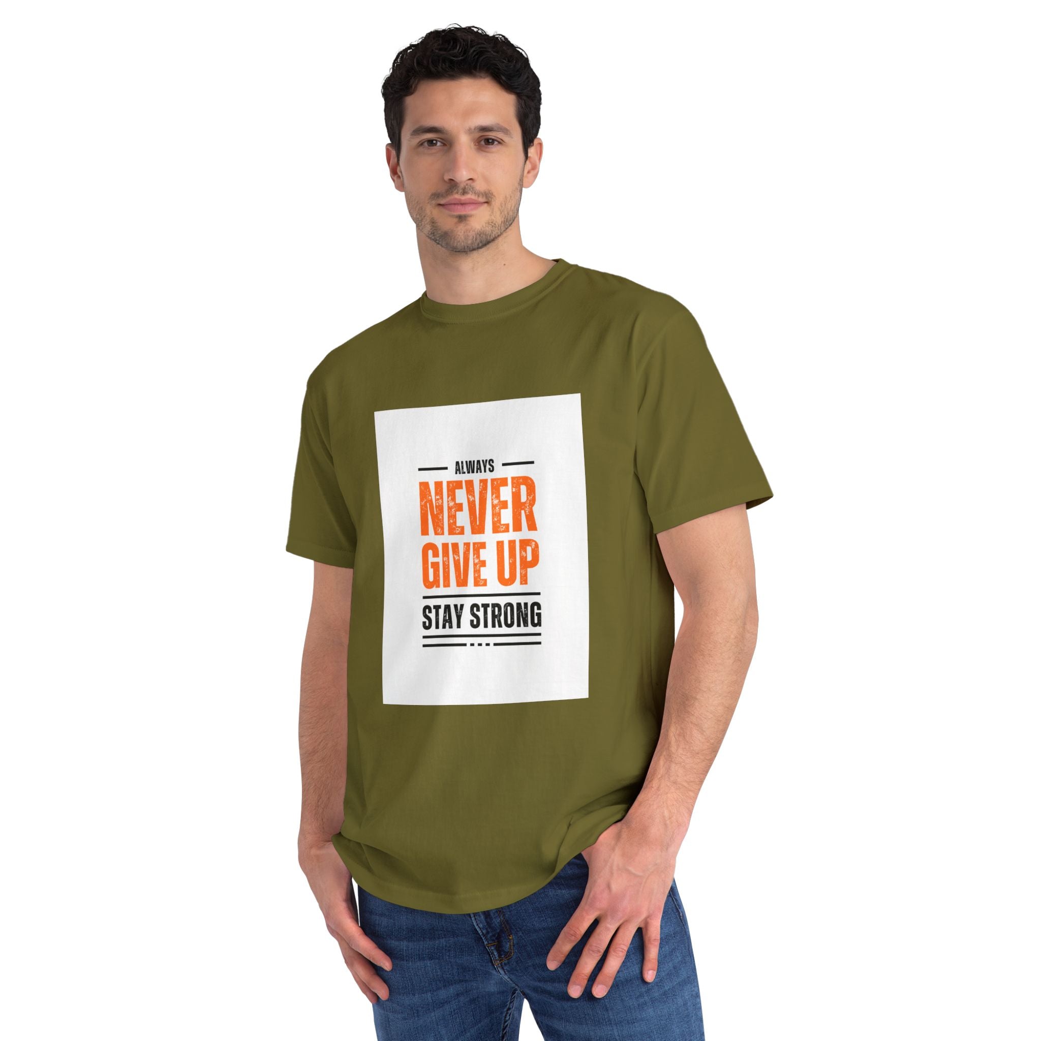 Inspirational Organic Unisex T-Shirt, Motivational Tee, Gift for Men and Women, Encouragement Apparel, Workout Shirt