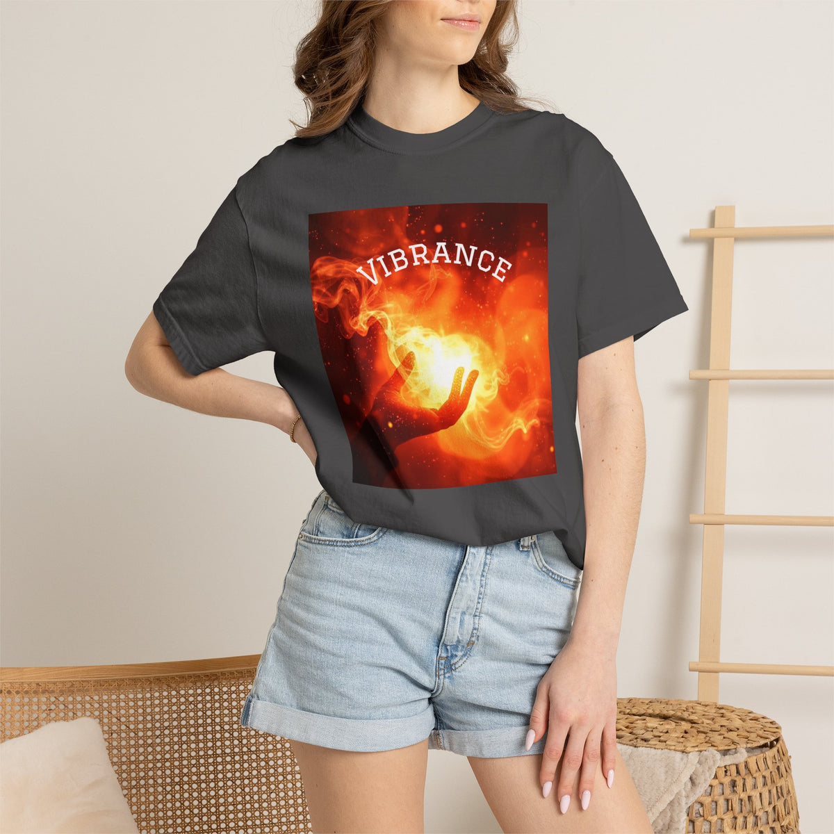 Vibrant Energy Unisex Garment-Dyed T-Shirt - Perfect for Daily Wear & Celebrations