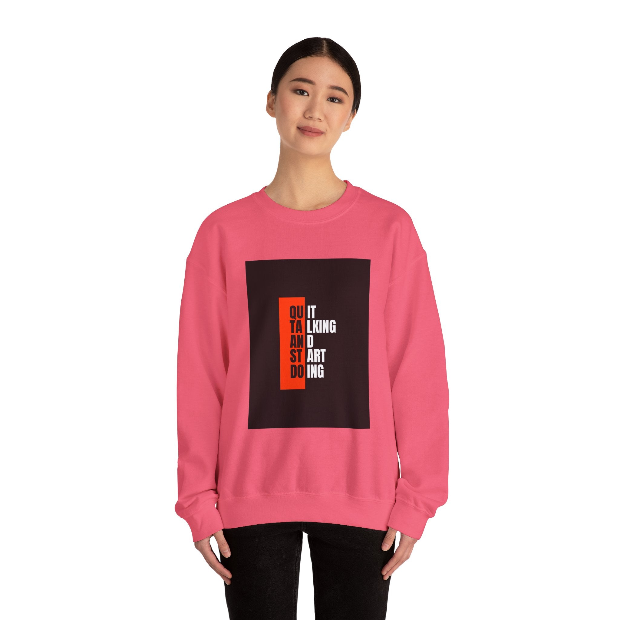 Motivational  Sweatshirt, Unisex Crewneck, Casual Wear, Gift for Dreamers, Cozy Fashion, Goal Setting Apparel