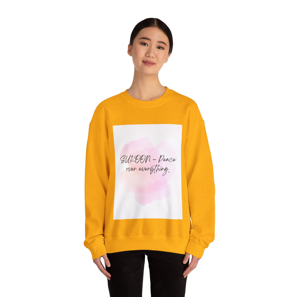 Inspirational Sweatshirt, Cozy Crewneck Sweatshirt for Mindfulness, Motivational Gift for Her, Relaxed Fit, Perfect for All Seasons