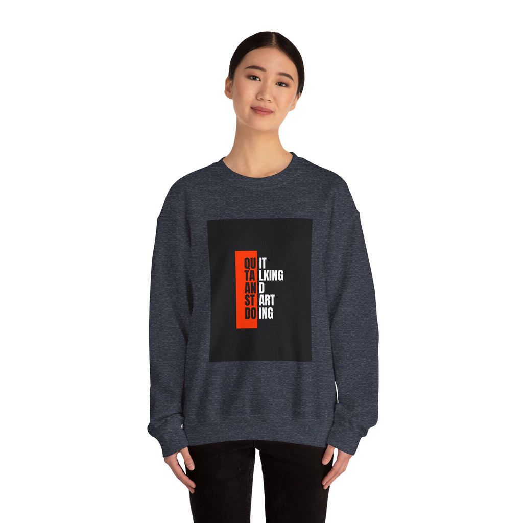 Motivational  Sweatshirt, Unisex Crewneck, Casual Wear, Gift for Dreamers, Cozy Fashion, Goal Setting Apparel