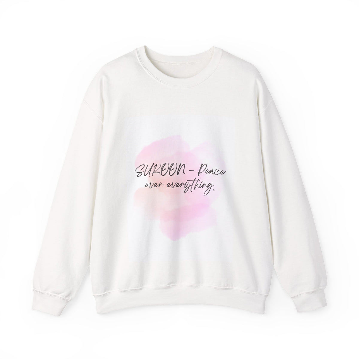 Inspirational Sweatshirt, Cozy Crewneck Sweatshirt for Mindfulness, Motivational Gift for Her, Relaxed Fit, Perfect for All Seasons