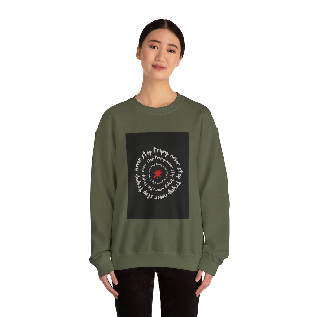 Inspirational Quote Crewneck Sweatshirt, Cozy Unisex Sweatshirt for Everyday, Motivational Gift, Perfect for Fall, Casual Wear
