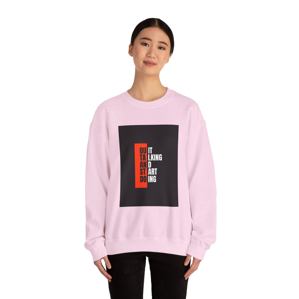 Motivational  Sweatshirt, Unisex Crewneck, Casual Wear, Gift for Dreamers, Cozy Fashion, Goal Setting Apparel