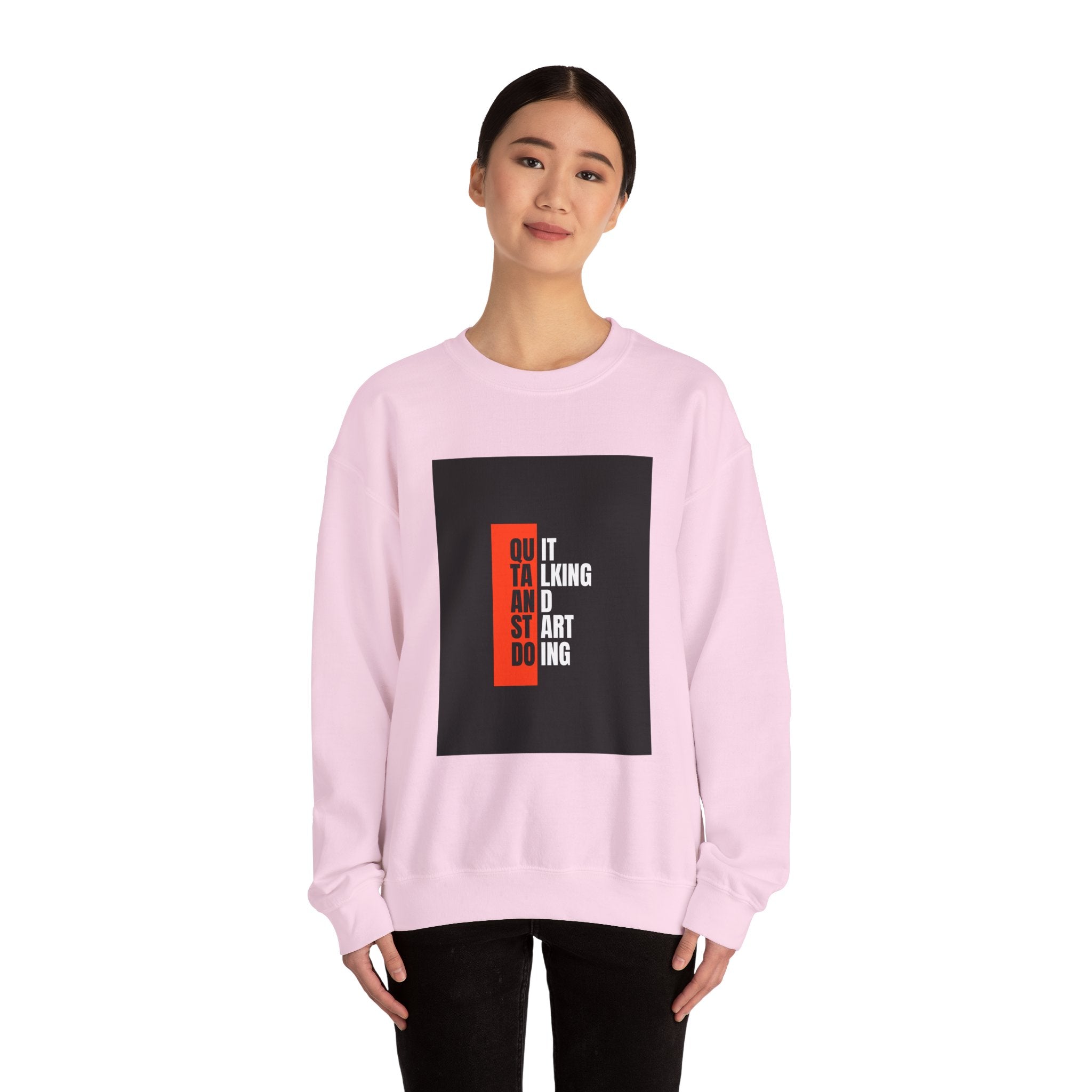 Motivational  Sweatshirt, Unisex Crewneck, Casual Wear, Gift for Dreamers, Cozy Fashion, Goal Setting Apparel
