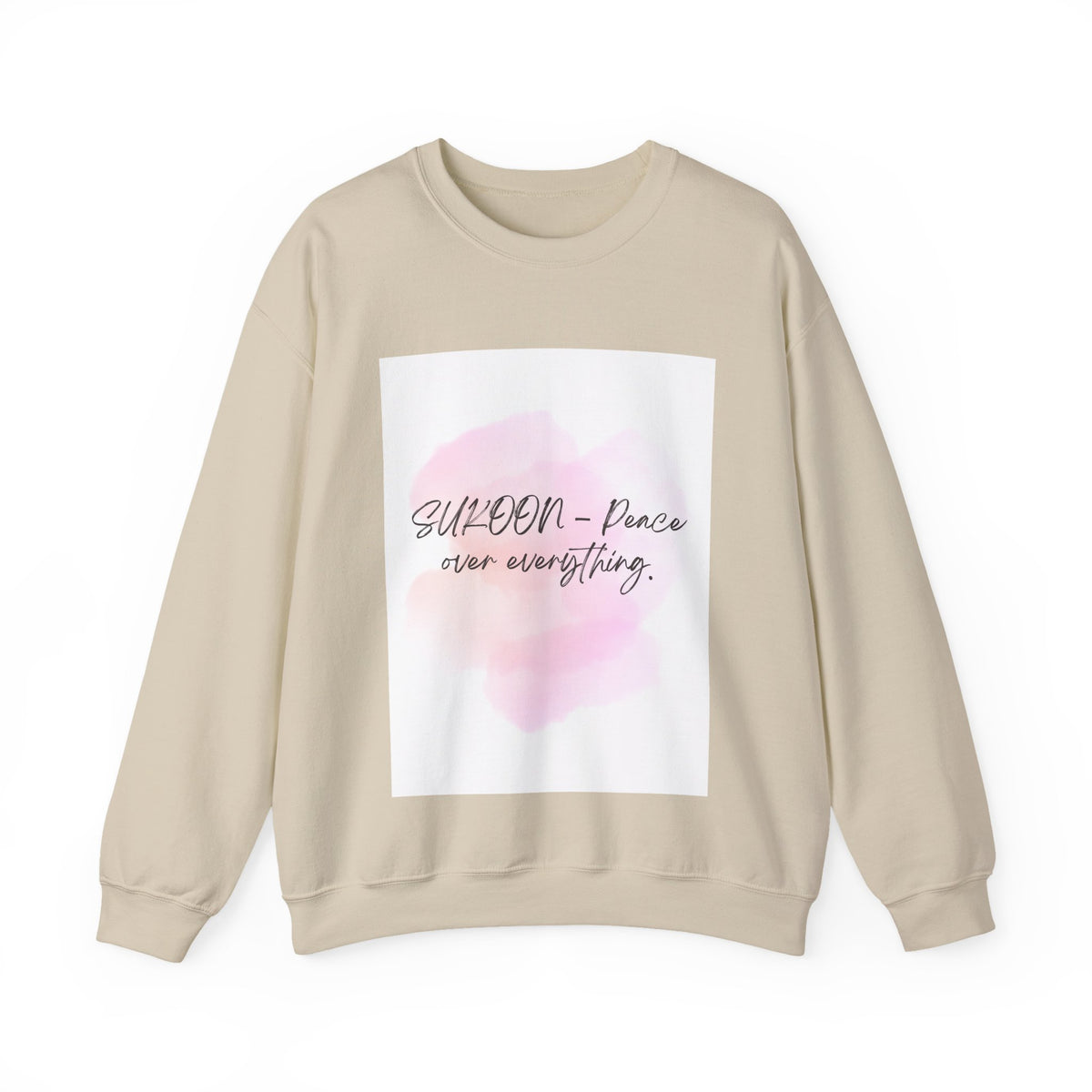 Inspirational Sweatshirt, Cozy Crewneck Sweatshirt for Mindfulness, Motivational Gift for Her, Relaxed Fit, Perfect for All Seasons
