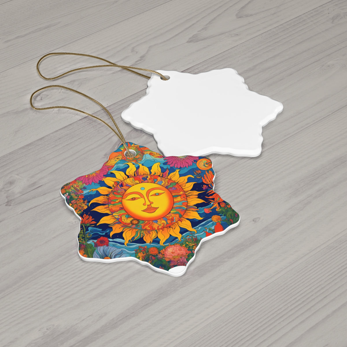 Ceramic Ornament, 4 Shapes