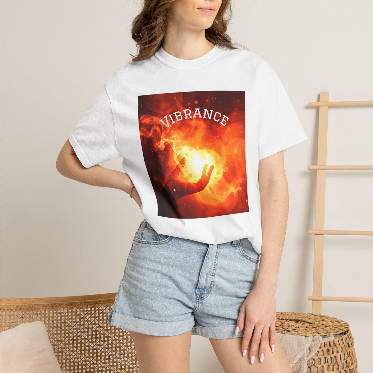 Vibrant Energy Unisex Garment-Dyed T-Shirt - Perfect for Daily Wear & Celebrations