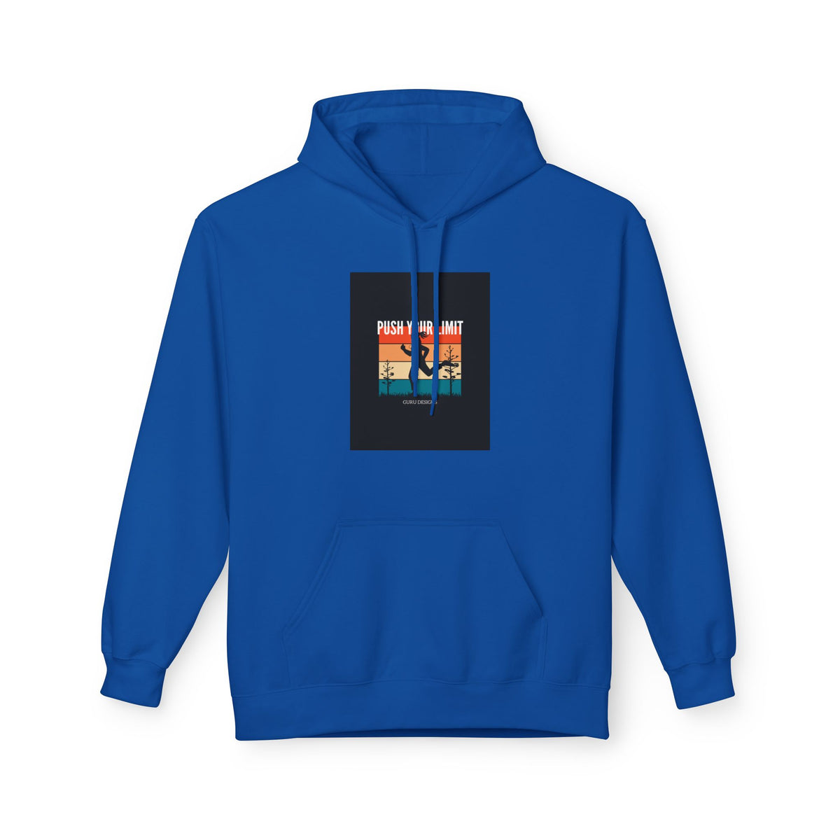 Retro Surfing Hoodie — Vintage Sunset 'High Tide' Graphic
