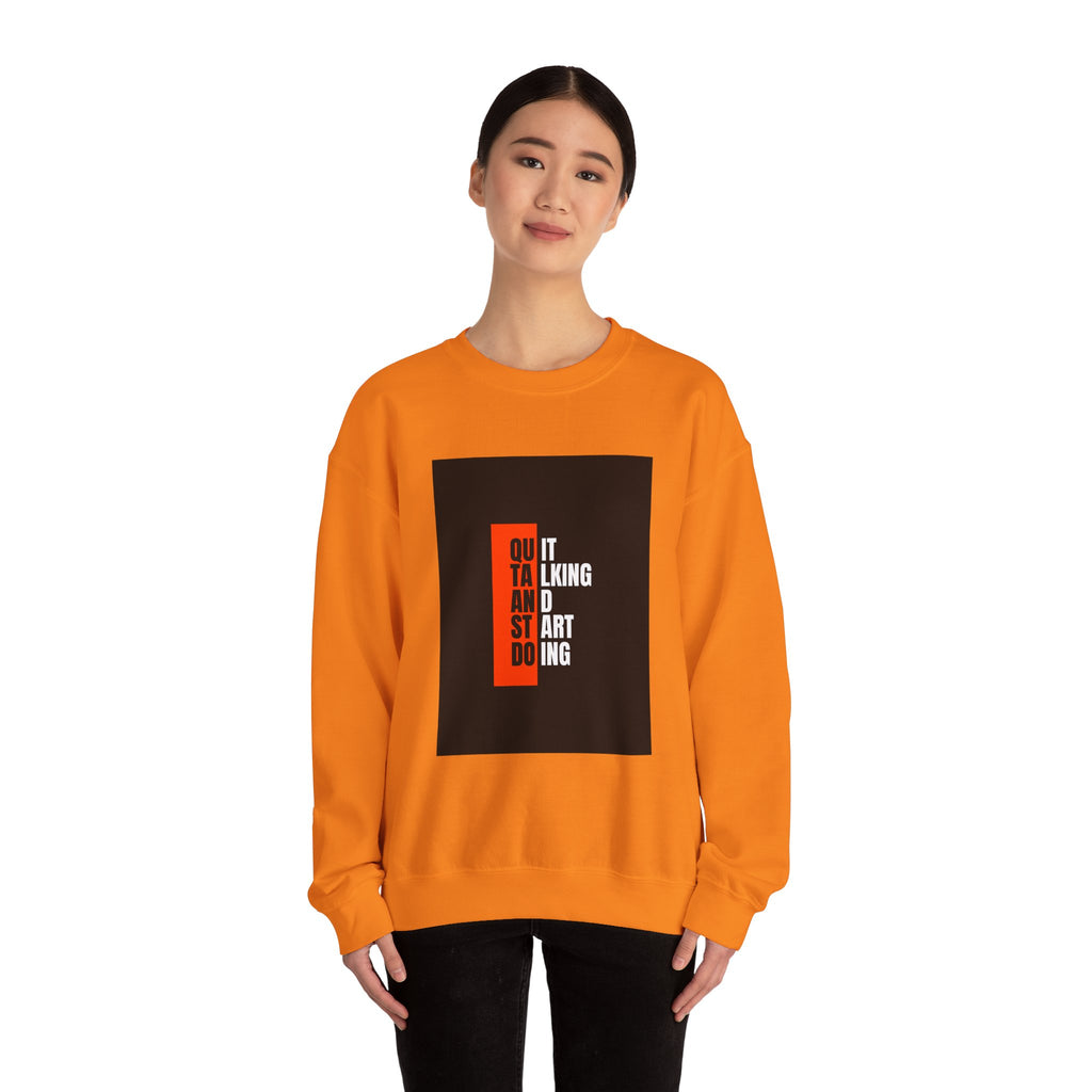 Motivational  Sweatshirt, Unisex Crewneck, Casual Wear, Gift for Dreamers, Cozy Fashion, Goal Setting Apparel
