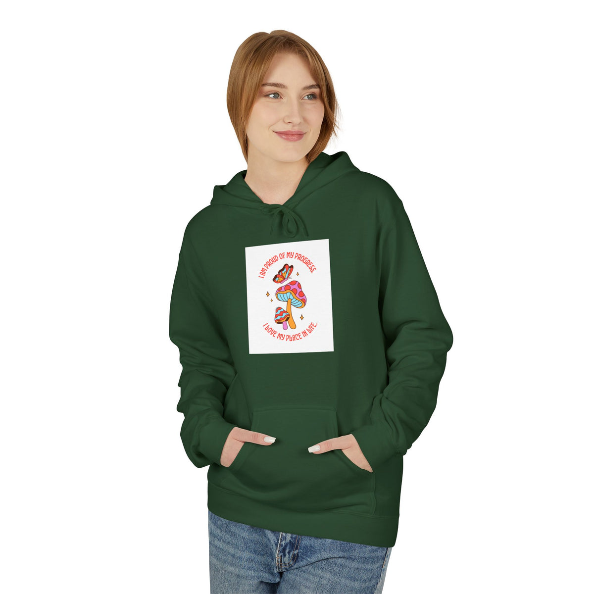 Cozy Fleece Hoodie for Every Occasion | Unisex Midweight Sweatshirt | Perfect Gift for Friends and Family, Relaxed Vibe, Casual Wear